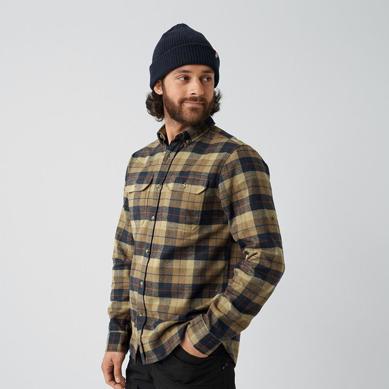 Camicia in flanella pesante Singi