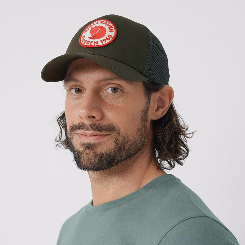 Cappellino con logo Langtradarkeps del 1960